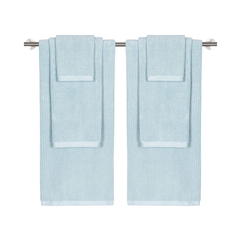 6pc Empire Bath Towel Set Teal - CARO HOME