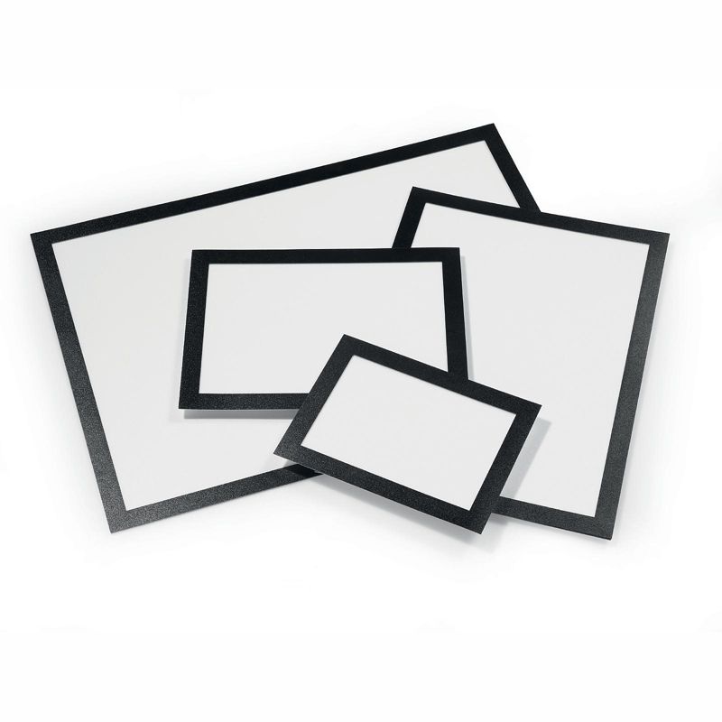 Durable DURAFRAME Sign Holder 5 1/2 x 8 1/2 Black Frame 2/Pack 491301