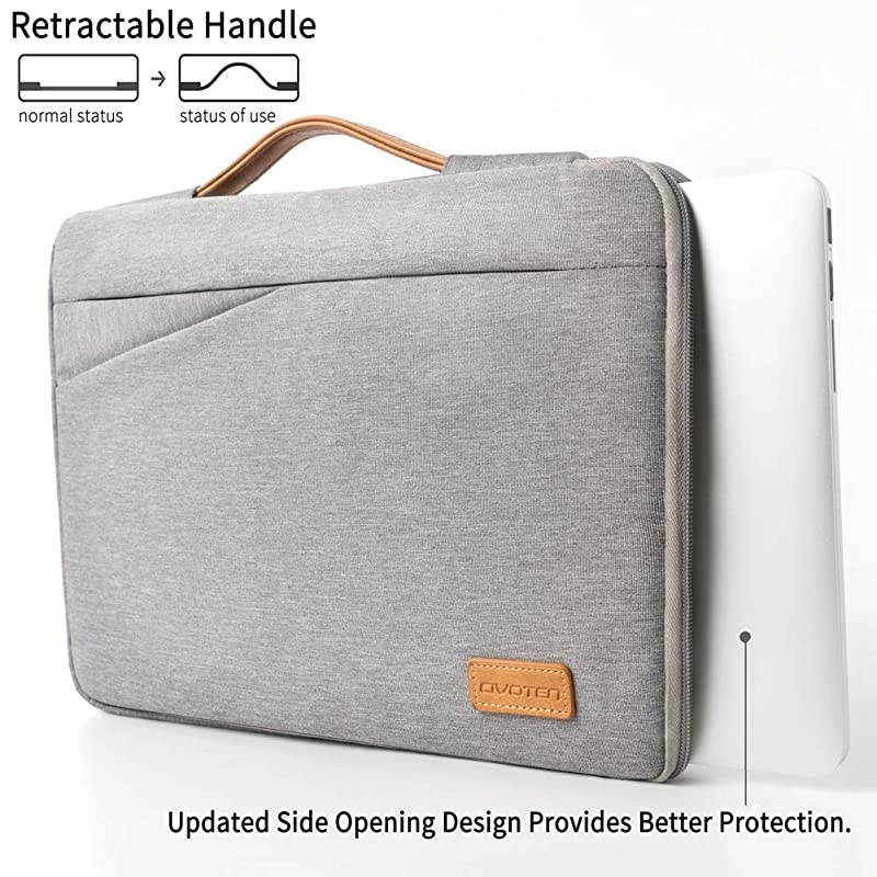 14 Inch Laptop Case 360 Protective Portable Laptop Sleeve for Lenovo ThinkPad X1 Yoga Ideapad, HP EliteBook x360,Dell Latitude Notebook 14" Asus Acer MSI Chromebook Bag, Black