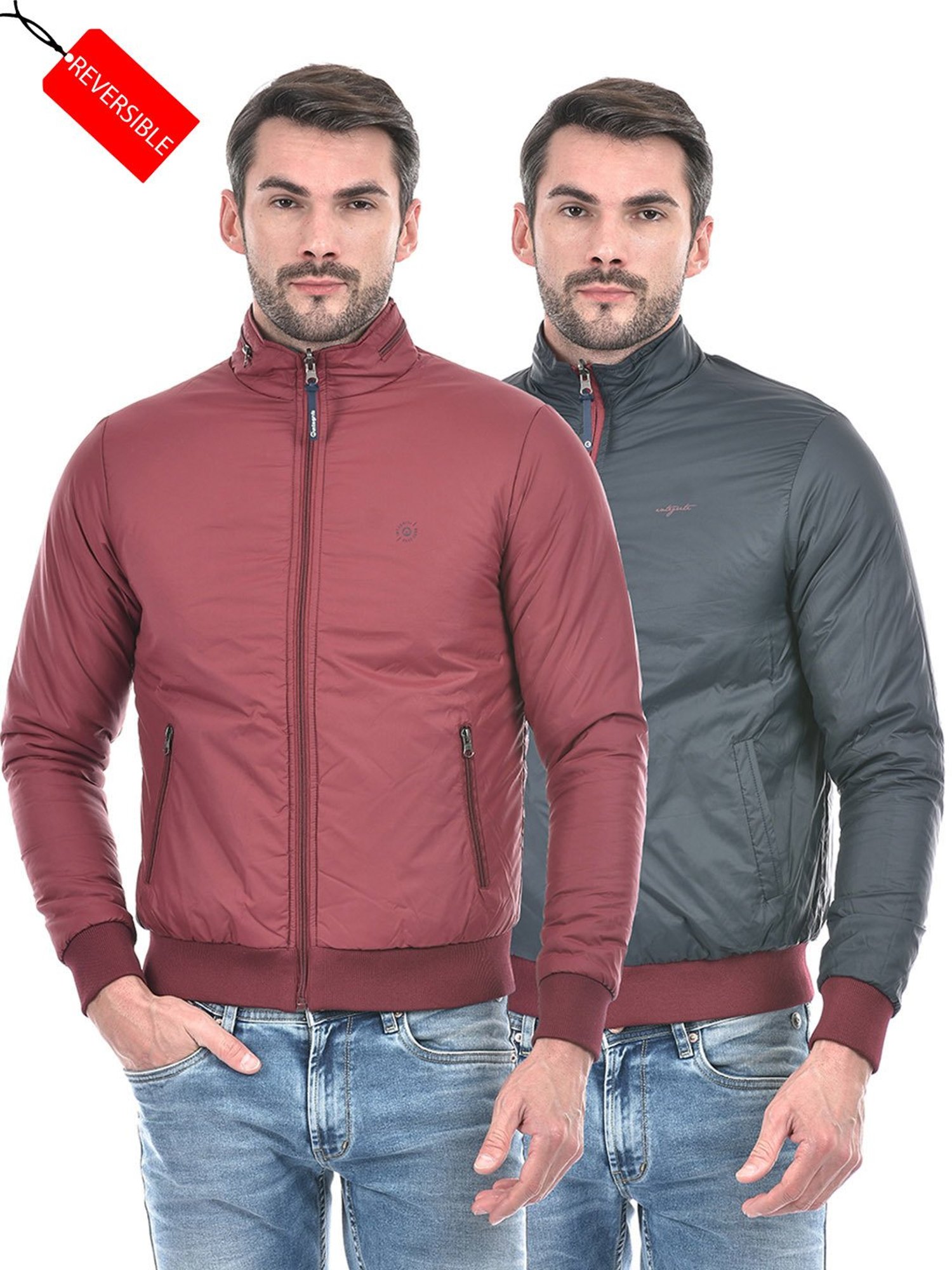 Hummel Blue Regular Fit Solid Jacket