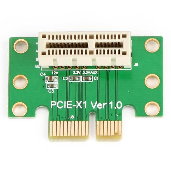 New PCI-E 1X Adapter Riser Card  90 Degree