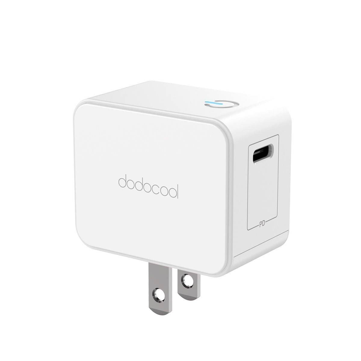 dodocool 18W USB Type-C Wall Charger Portable Adaptor with Power Delivery for iPad Pro 2018/iPhone XS/ iPhone XR/ iPhone X and More Foldable Charger AC 100-240V US