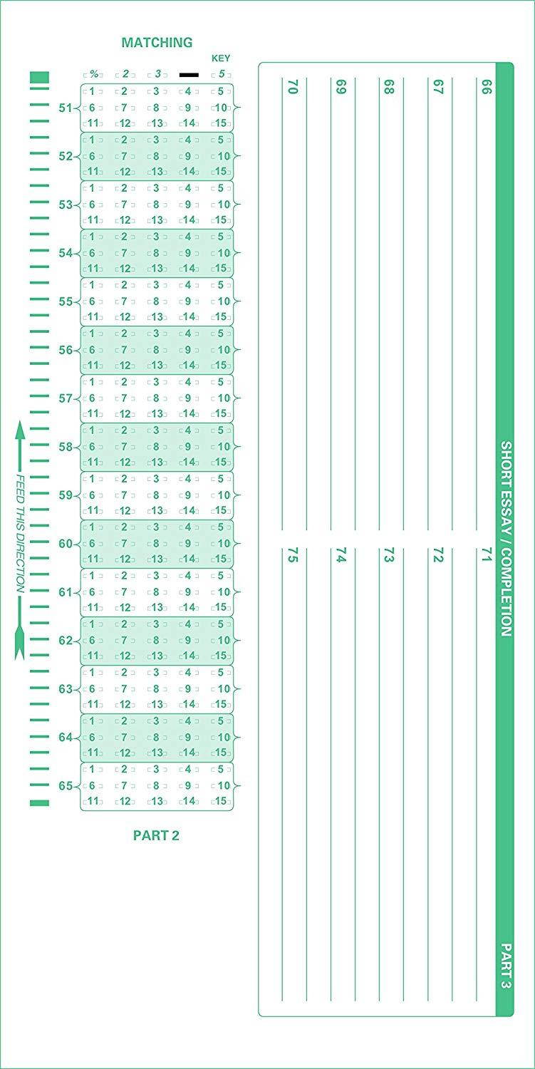 TEST-883E 883 E Compatible Testing Forms (100 Sheet Pack)