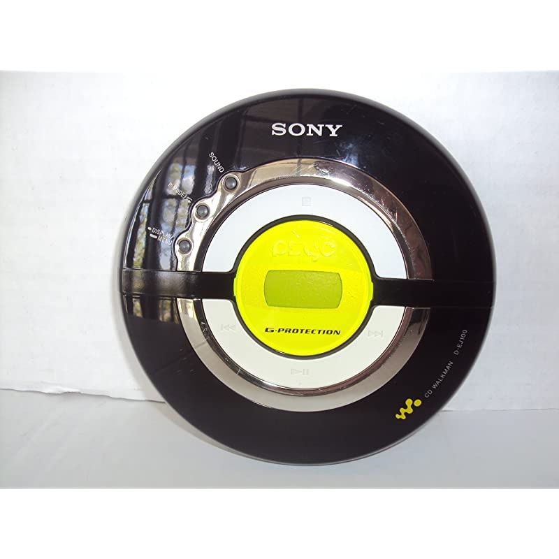 Portable CD Player HOTT Walkman CD Player LCD Display Anti-Skip Protection Shockproof Function Only Support 5 Formats CD CD-R CD-RW MP3 CD-DA WMA Audio Files Silver