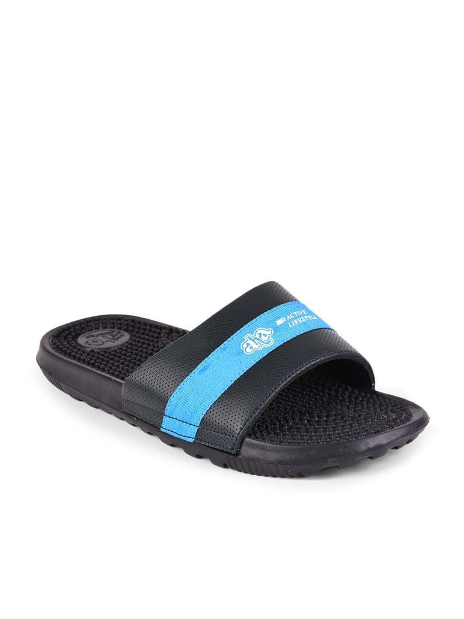 Aha by Liberty Men's Navy Blue Slides
