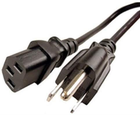 3 Prong Pin AC Power Cord Cable for PC Desktop Computer