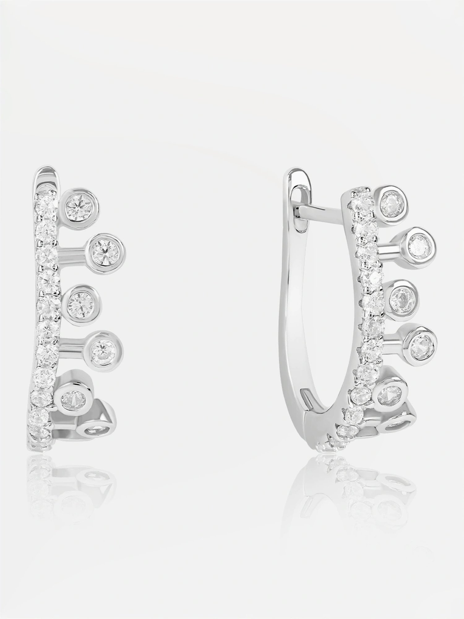 Touch925 Sterling Silver Celestial Dance Earrings for Women & Girls