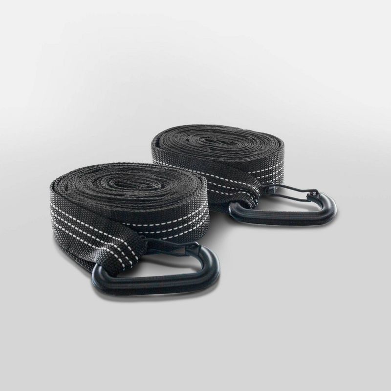 Hammock Hanging System with Straps and Carabiners - Eco Trekker