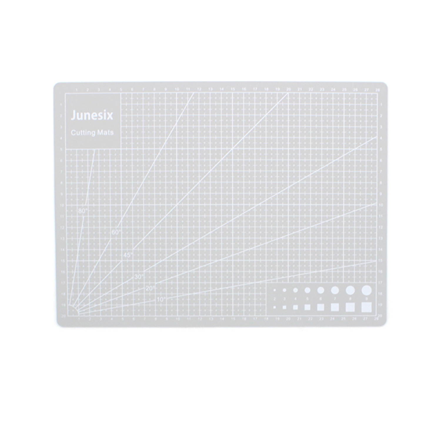 30 * 22cm Self Healing Cutting Mat Double-sided A4 Non-slip PVC Cutting Mat Board with Grid Lines Angles Design Art Supply for Scrapbooking Arts & Crafts Projects