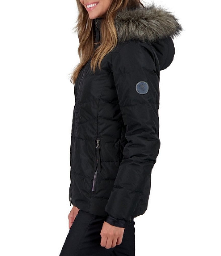 Obermeyer Circle Down HydroBlock&reg; Sport Hooded Ski Jacket