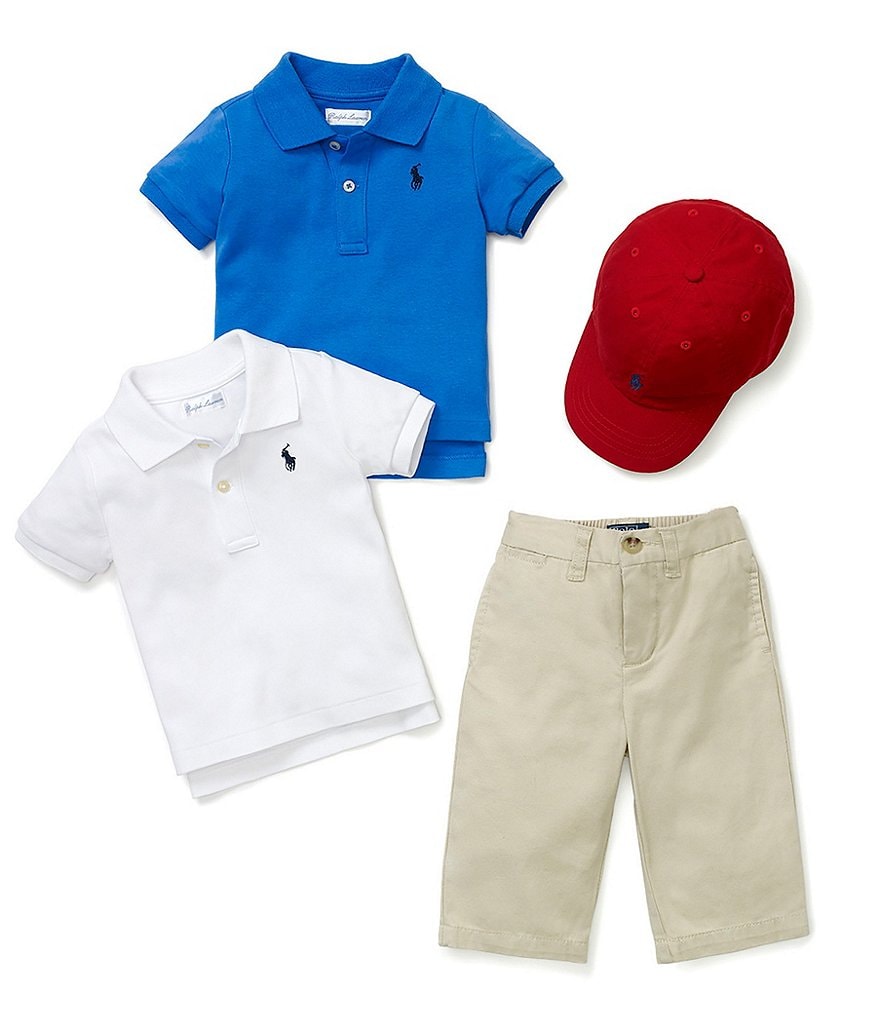 Ralph Lauren Childrenswear Baby Boys 3-24 Months Interlock Polo Shirt