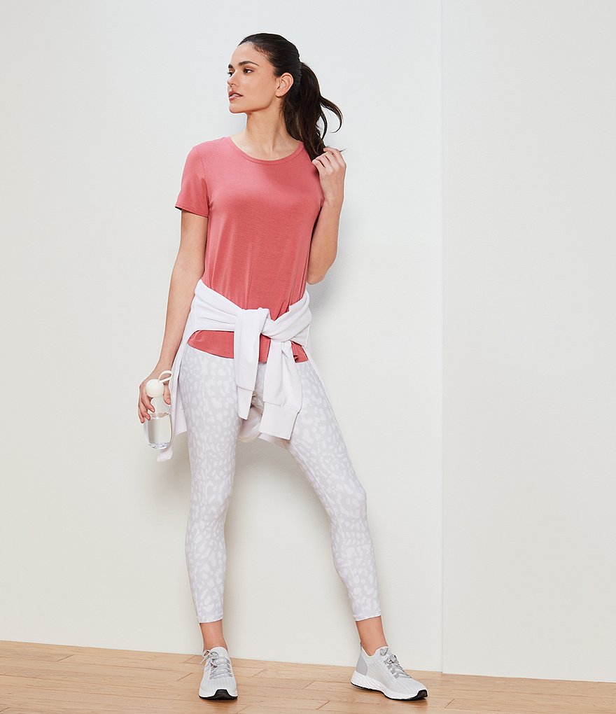 Kinesis High Rise Leopard Print 7/8 Leggings