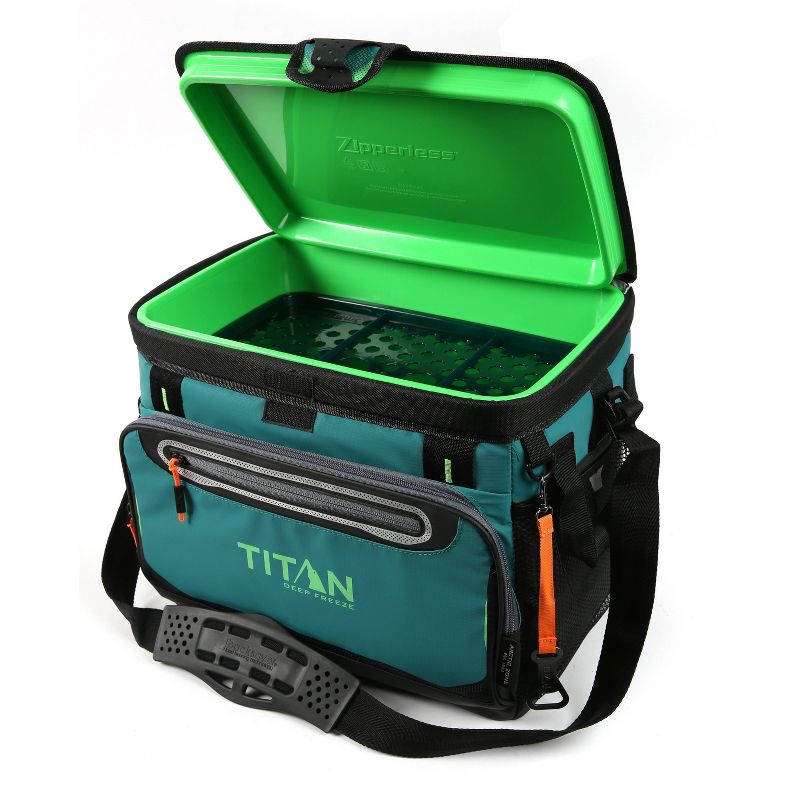 California Innovations Titan Deep Freeze 20qt Zipperless HardBody Cooler - Green