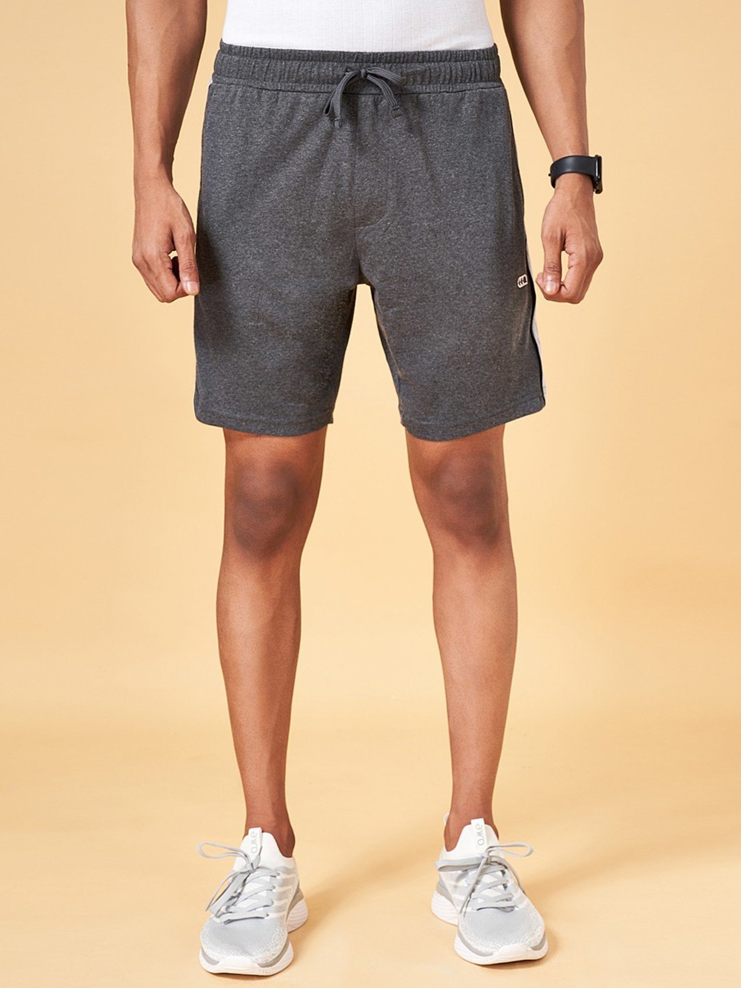 Ajile by Pantaloons Grey Slim Fit Shorts