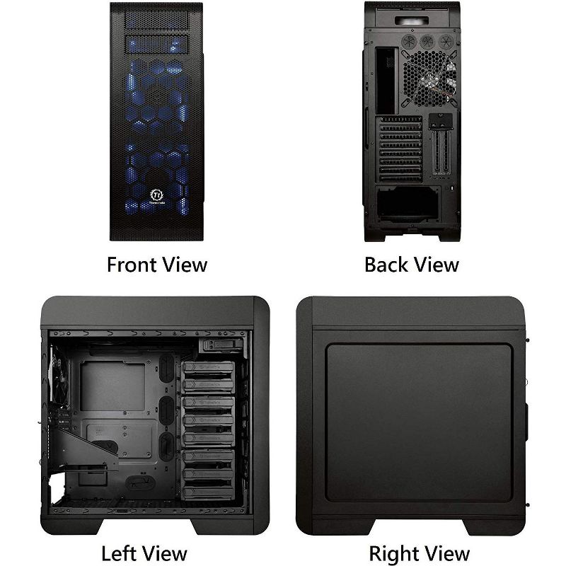 Fractal Design Node 202 Computer Case - Black - 2 x Bay - 1 x 450 W - Power Supply Installed - Mini ITX Motherboard Supported - 7.72 lb