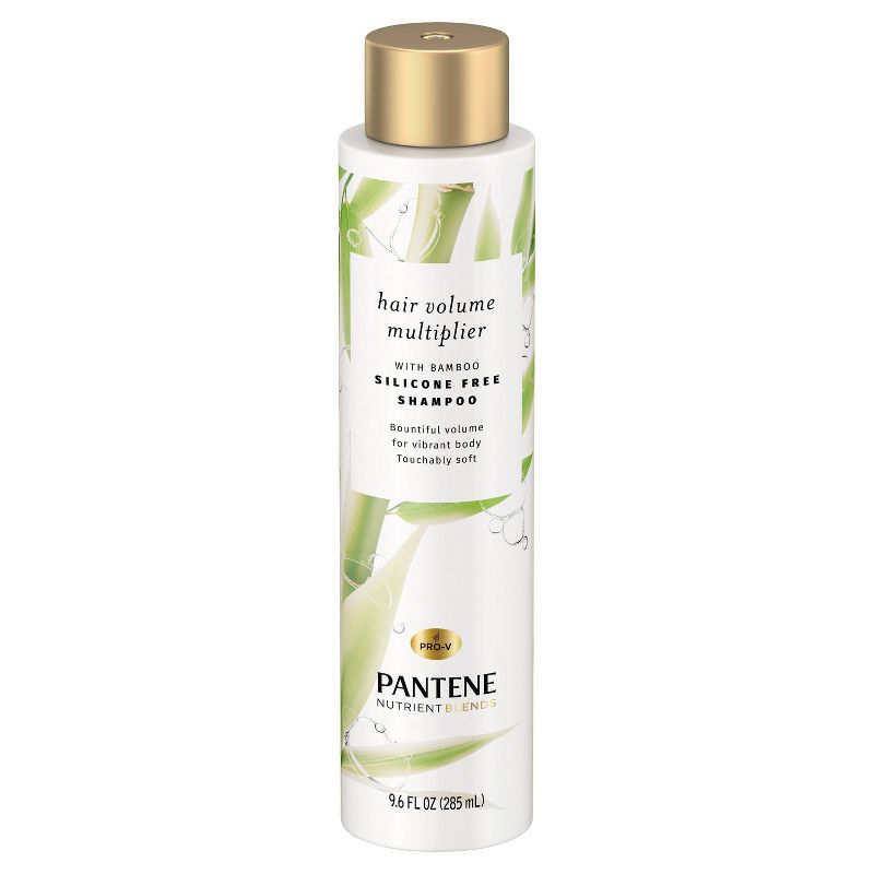 Pantene Nutrient Blends Hair Volume Multiplier with Bamboo Shampoo For Fine Hair - 17.9 fl oz