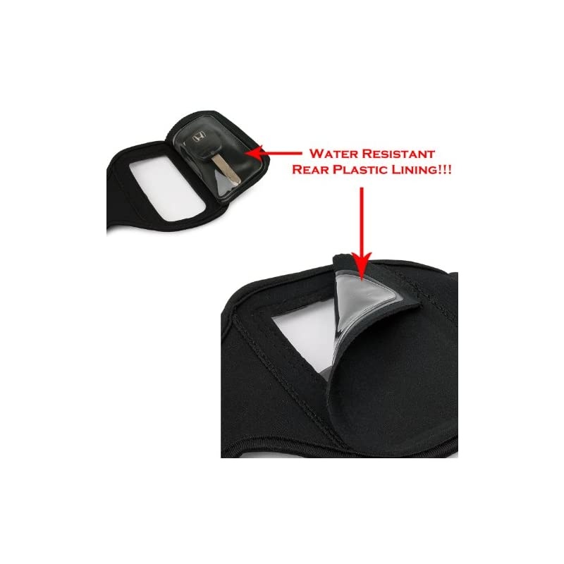 OEM VG Brand Purple Armband with Sweat Resistant Lining and Unique Key Pocket for Nokia Lumia 920 Smart Phone + VanGoddy Wrist Band