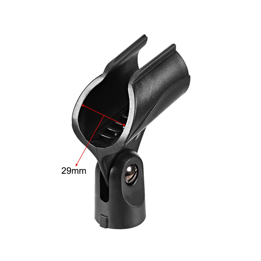 Universal Microphone Mic Clip Holder for 30mm Mic Stand Handheld Microphones 15mm Thread Dia