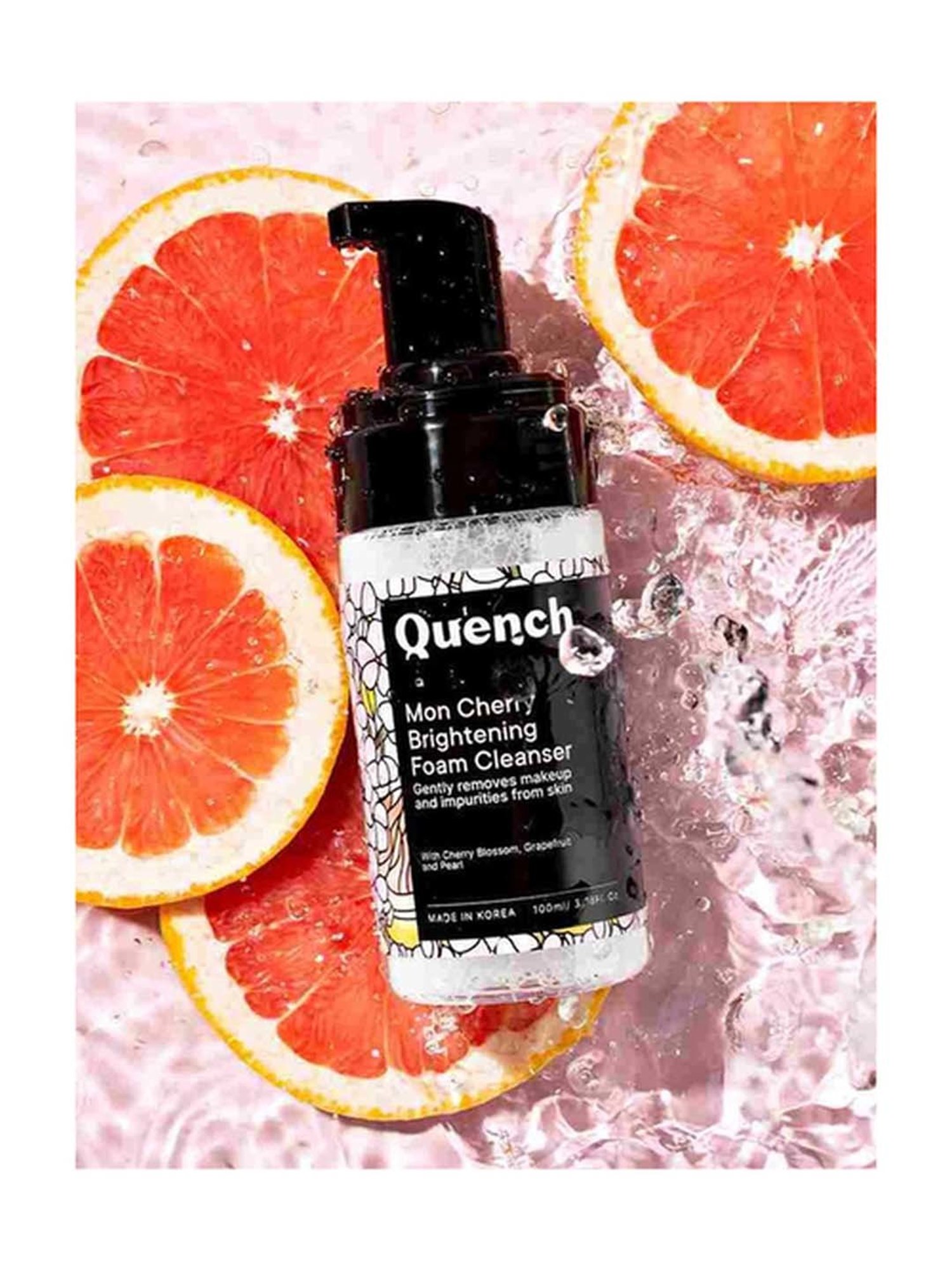 Quench Botanics Mon Cherry Brightening Foam Cleanser - 100 ml