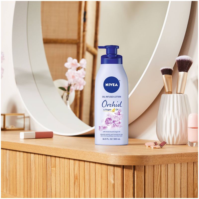 NIVEA Orchid and Argan Oil Infused Body Lotion - 16.9 fl oz