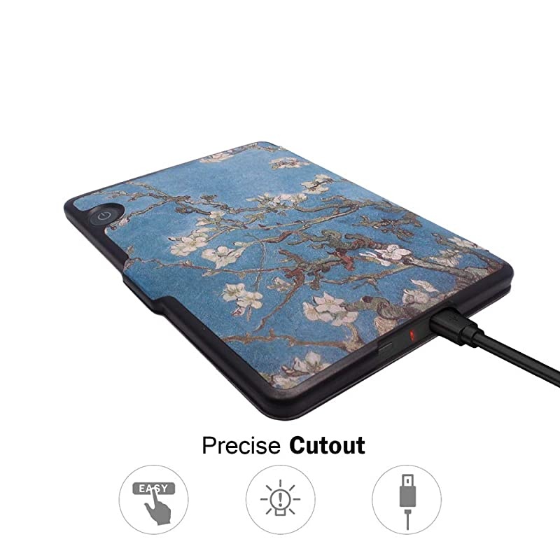 Kindle Ereader Voyage Smart Cover Thin Slim Fit Lightweight PU Leather Case Cover Auto WakeSleep Function for  Kindle Ereader Voyage 06