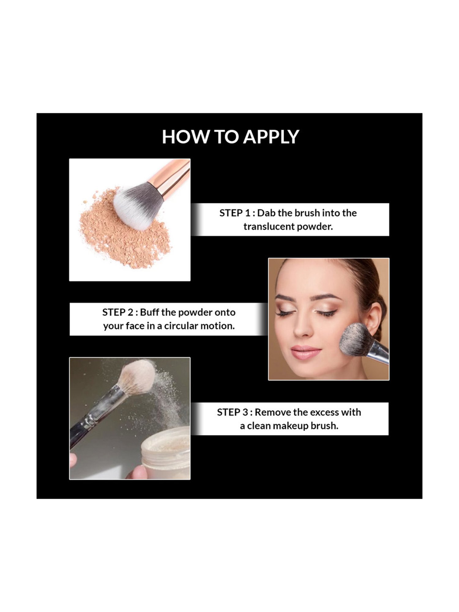 Stars Cosmetics Matte Finish Face Make Up Translucent Powder Natural Pearl - 20 gm