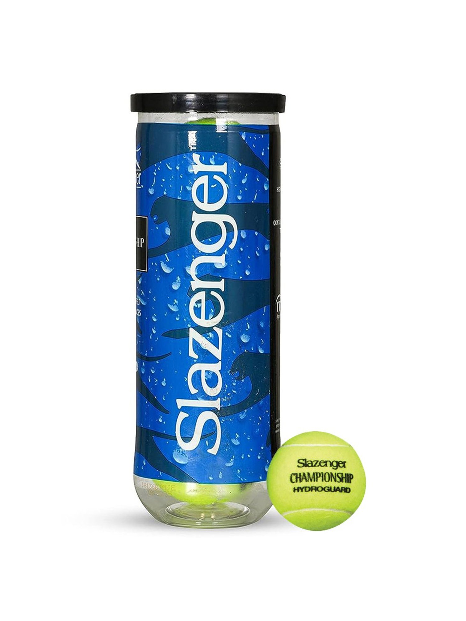 Dunlop Pack of 3 Slazenger Championship Tennis Ball (Lime) Size - 6.86 cm