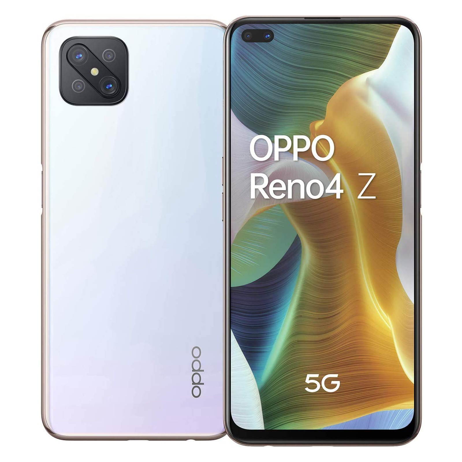 OPPO Reno4 Z 5G Dual-SIM 128GB ROM + 8GB RAM (GSM Only | No CDMA) Factory Unlocked Android Smartphone (Ink Black) - International Version