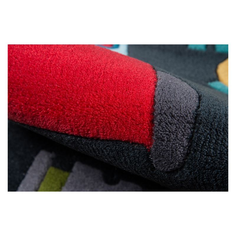 2'x3' Robot Tufted Accent Rug Steel Blue - Momeni