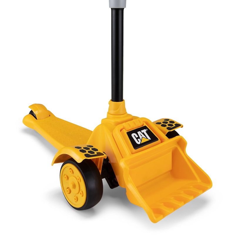 Kid Trax CAT 3 Wheel Kick Scooter - Yellow