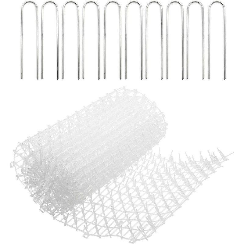 Okuna Outpost Pet Deterrent Mat for Training Cats and Dogs, White (78 x 11 in)