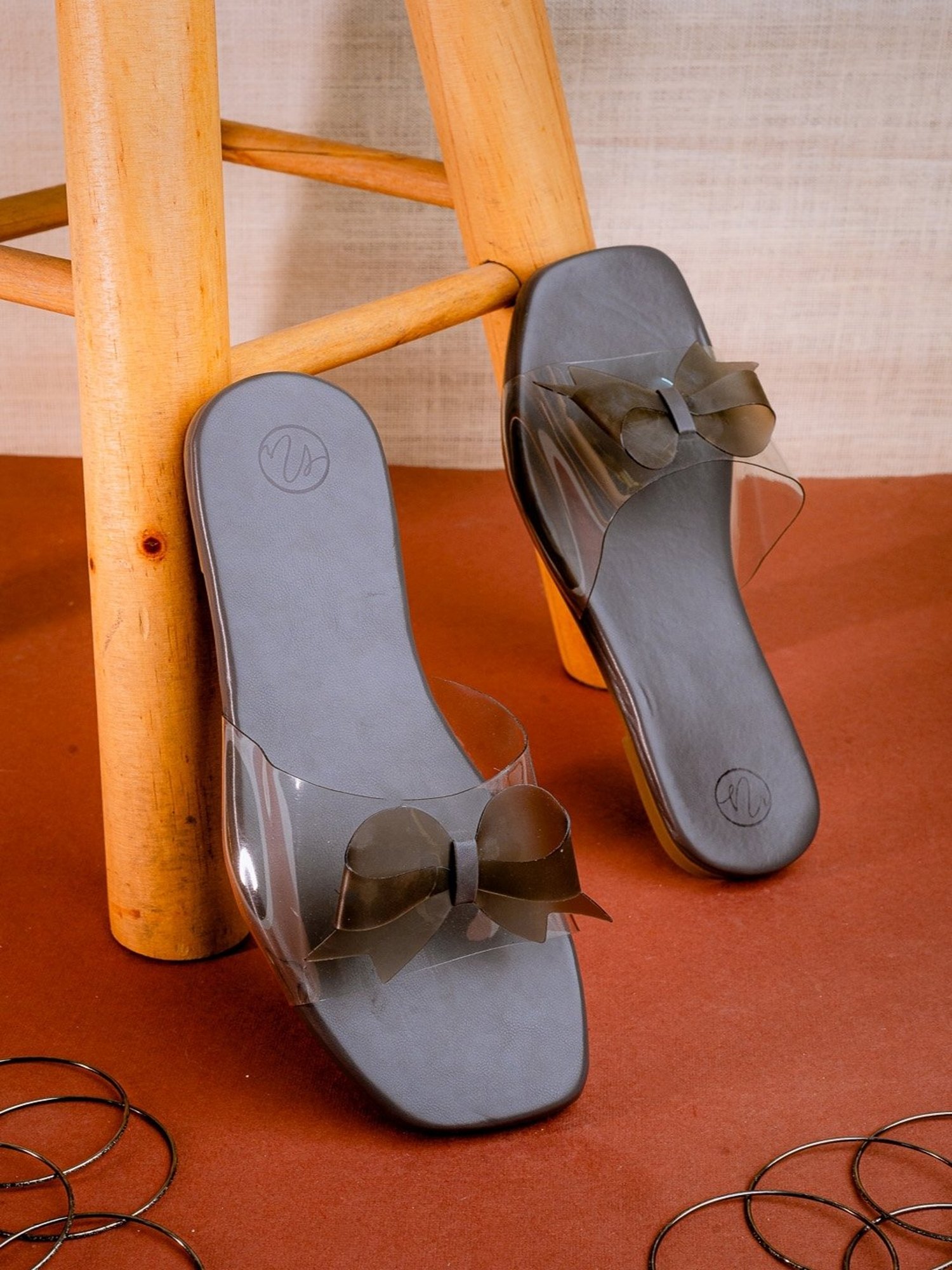 NR by Nidhi Rathi Women's Grey Casual Sandals