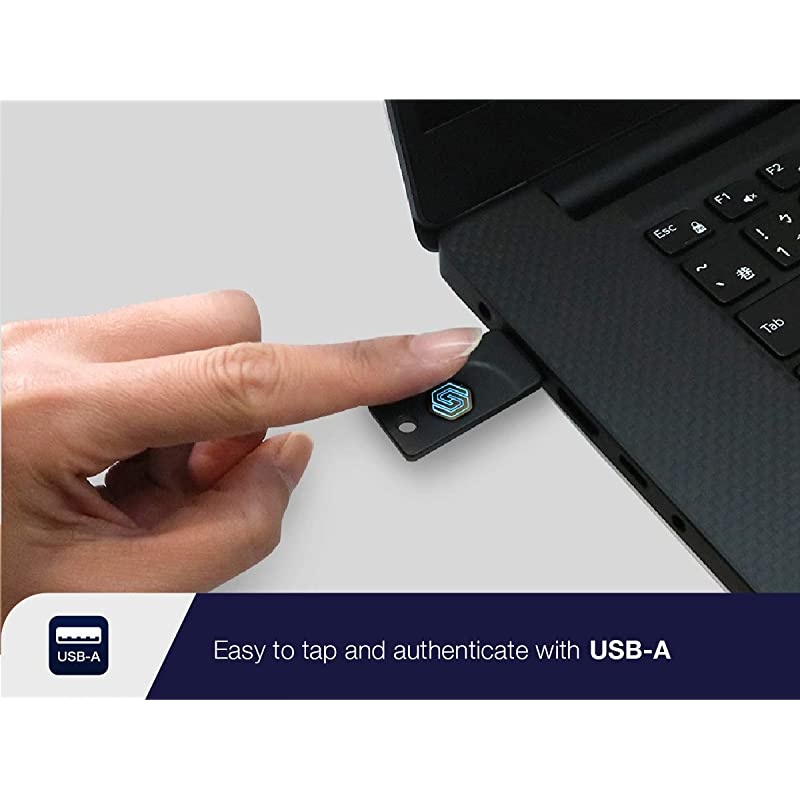 Idem Key FIDO Security Key USB Security Key NFC Security Key for First and Second Factor Authentication with USBA and NFC Interfaces Across Mobile Devices and Computers