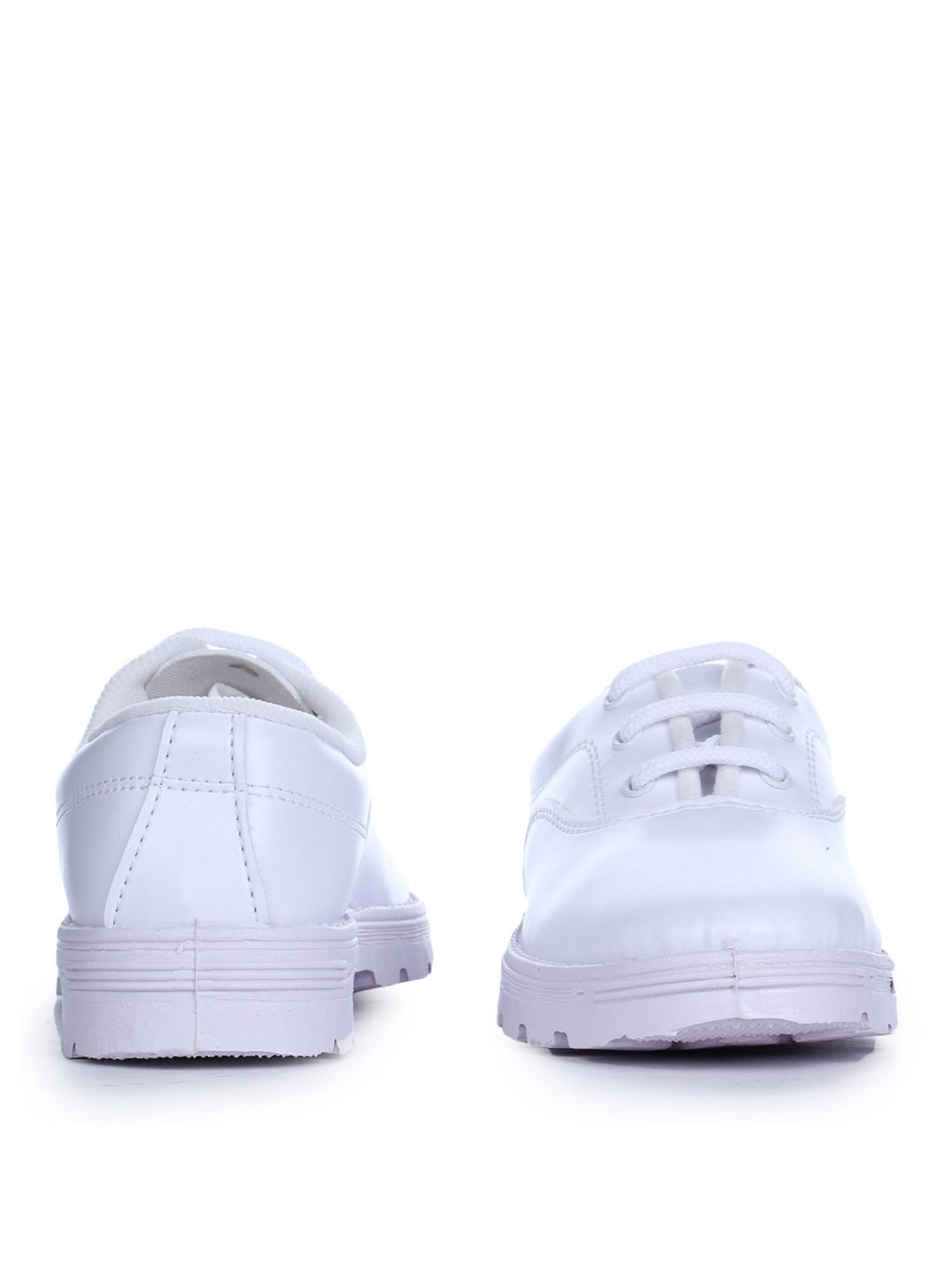 Prefect By Liberty Kids White School Shoes