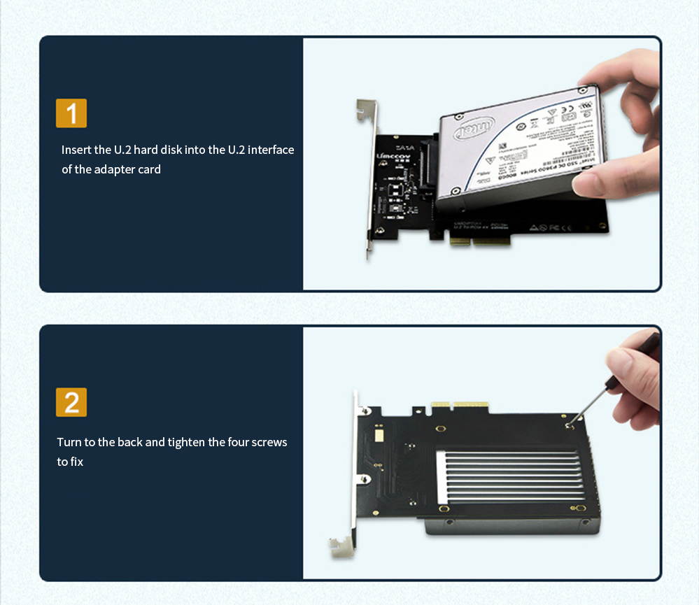 iStarUSA DD-666-2U-M 2U PCIe x16 to PCIe x16 Riser Card Middle Position