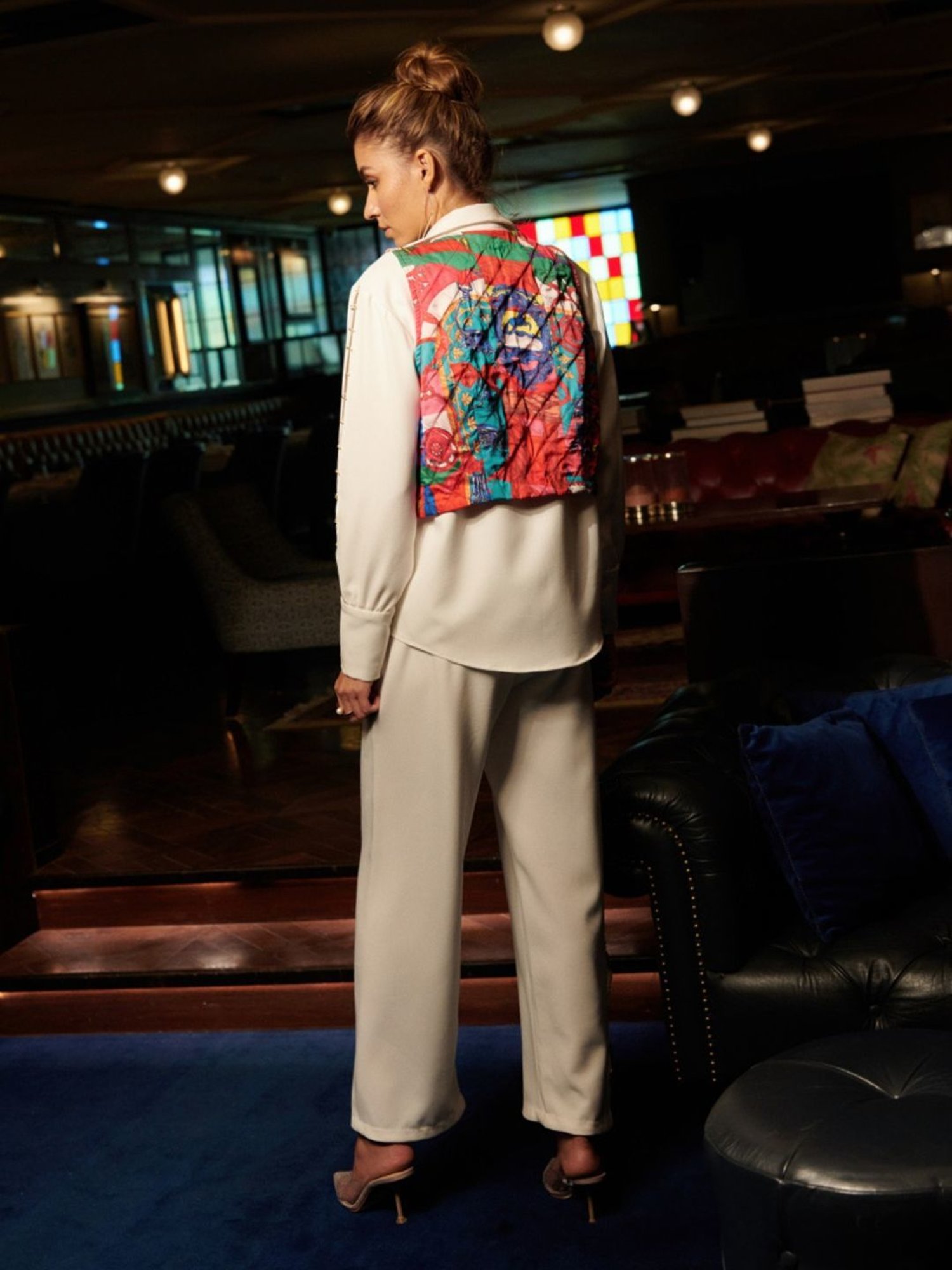 Cin Cin White Audace Party Edit Ibiza Pant