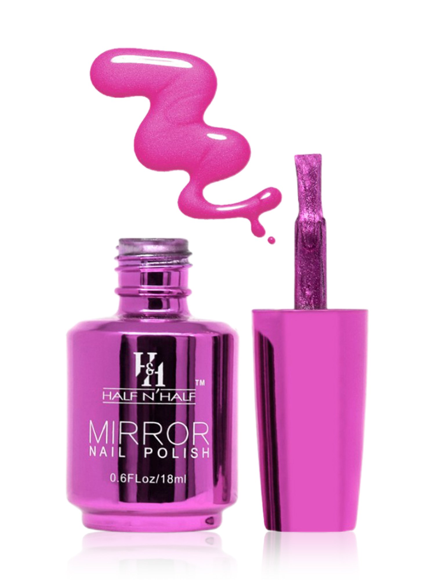 Half N Half Mirror Nail Polish Purple - 18 ml