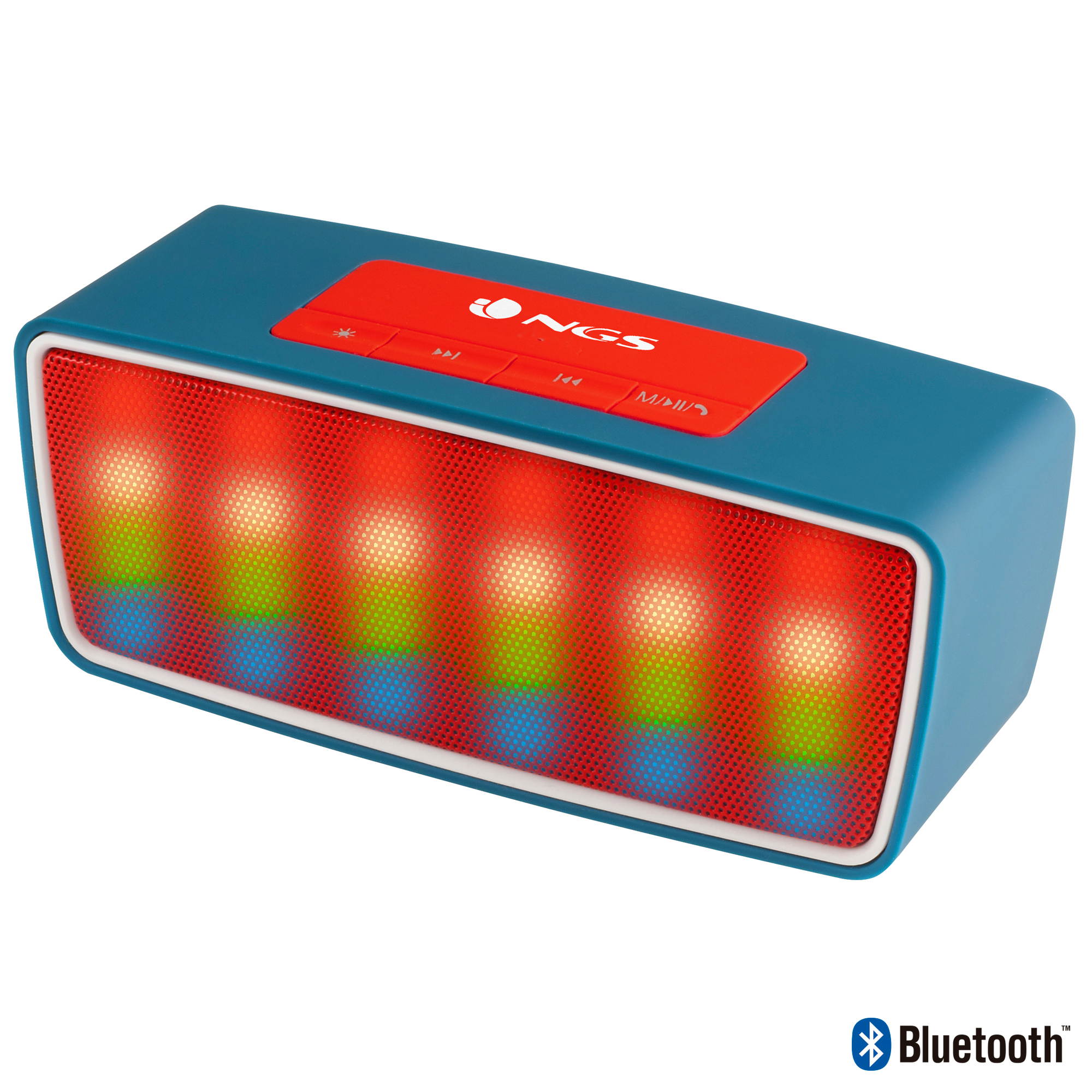 NGS 3W Roller Glow Blue Bluetooth Speaker Model ROLLERGLOWBLUE