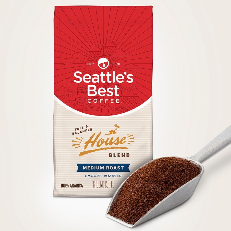 Seattle's Best Coffee House Blend Medium Roast Ground Coffee - 12oz