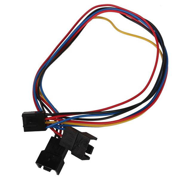 30cm PC Motherboard Fan Cooling 4 Pin to 2x 4pin/3pin PWM Extension Cable New