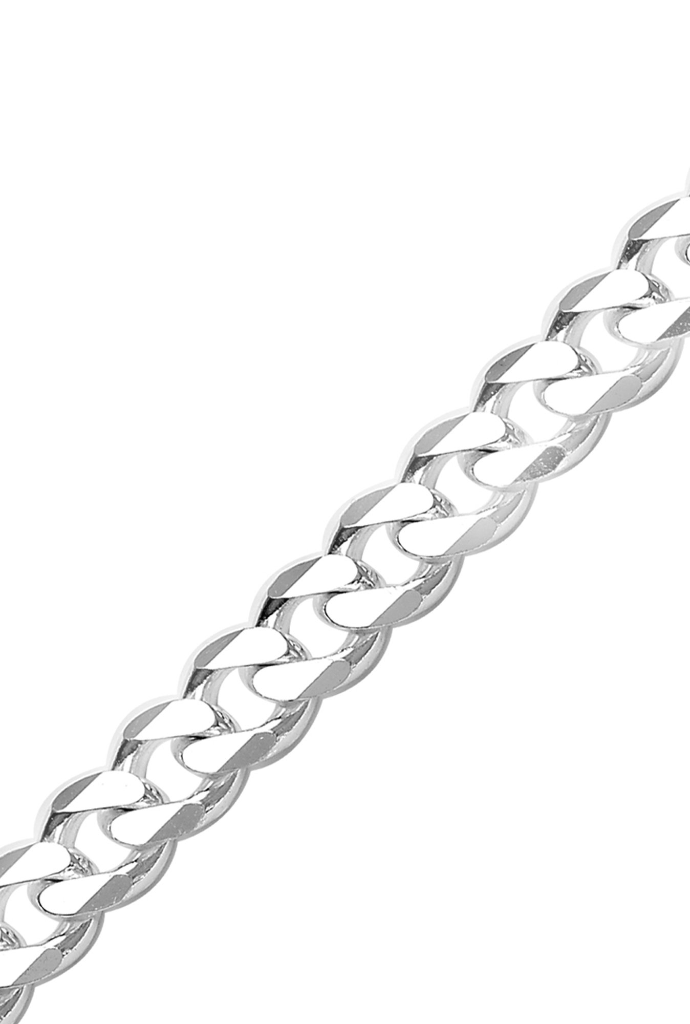 Taraash 92.5 Sterling Silver Curb Chain Bracelet