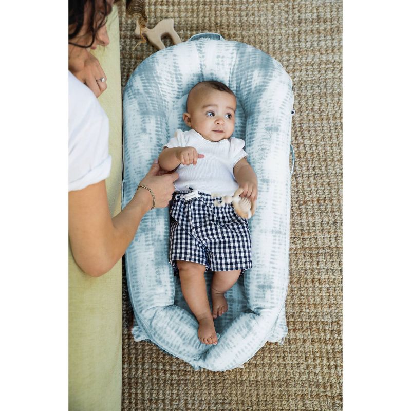 DockATot Deluxe+ Dock - Marine Shibori