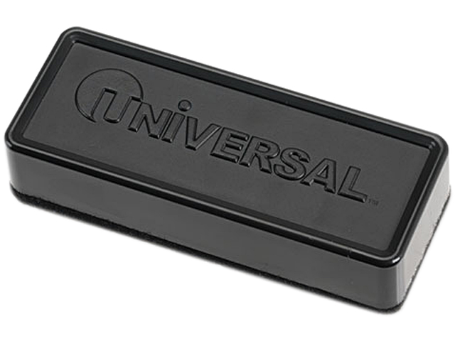 Universal 43663 Dry Erase Board Eraser  Synthetic Wool Felt  5w x 1 3/4d x 1h