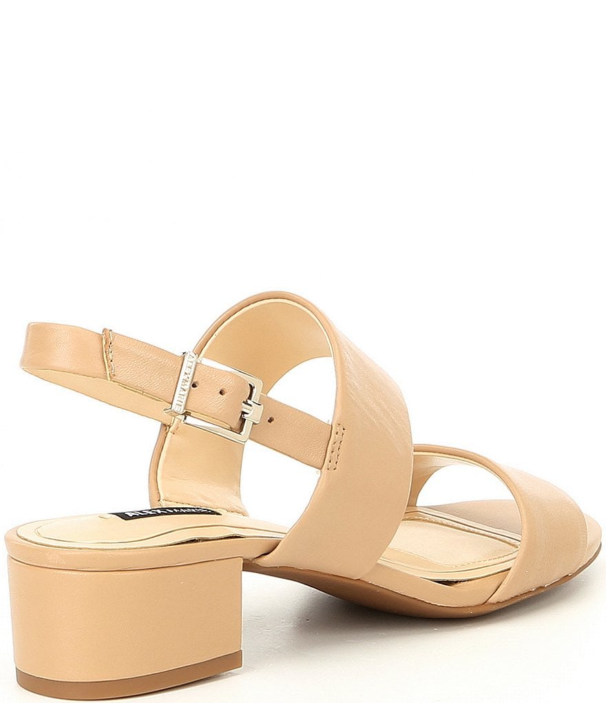 Alex Marie Calina Leather Block Heel Sandals