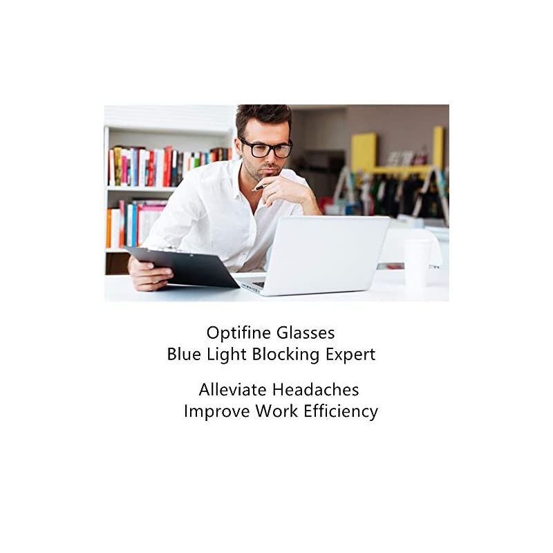 Glasses Anti Blue Light Blocking Reader Women Men for Mid Big Face