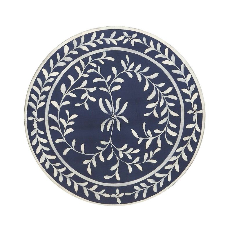 Le Havre Round Accent Table Blue - Treasure Trove Accents