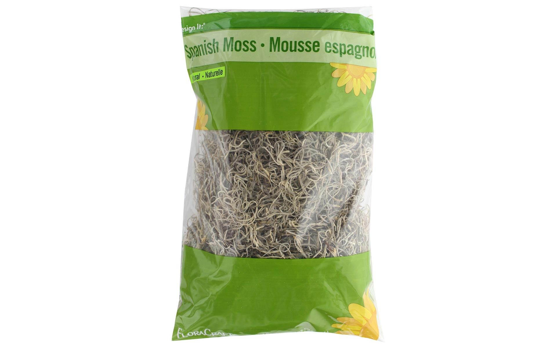 SM4 24 FLORACRAFT SPANISH MOSS 2LTR NATURAL