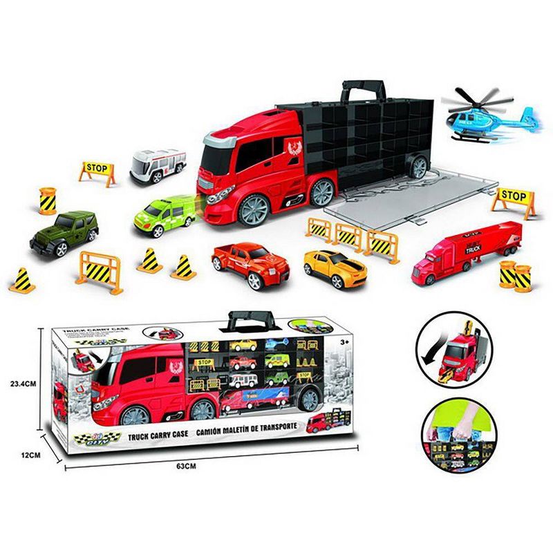 Lucky Toys Blue 20pc Truck Carry Case