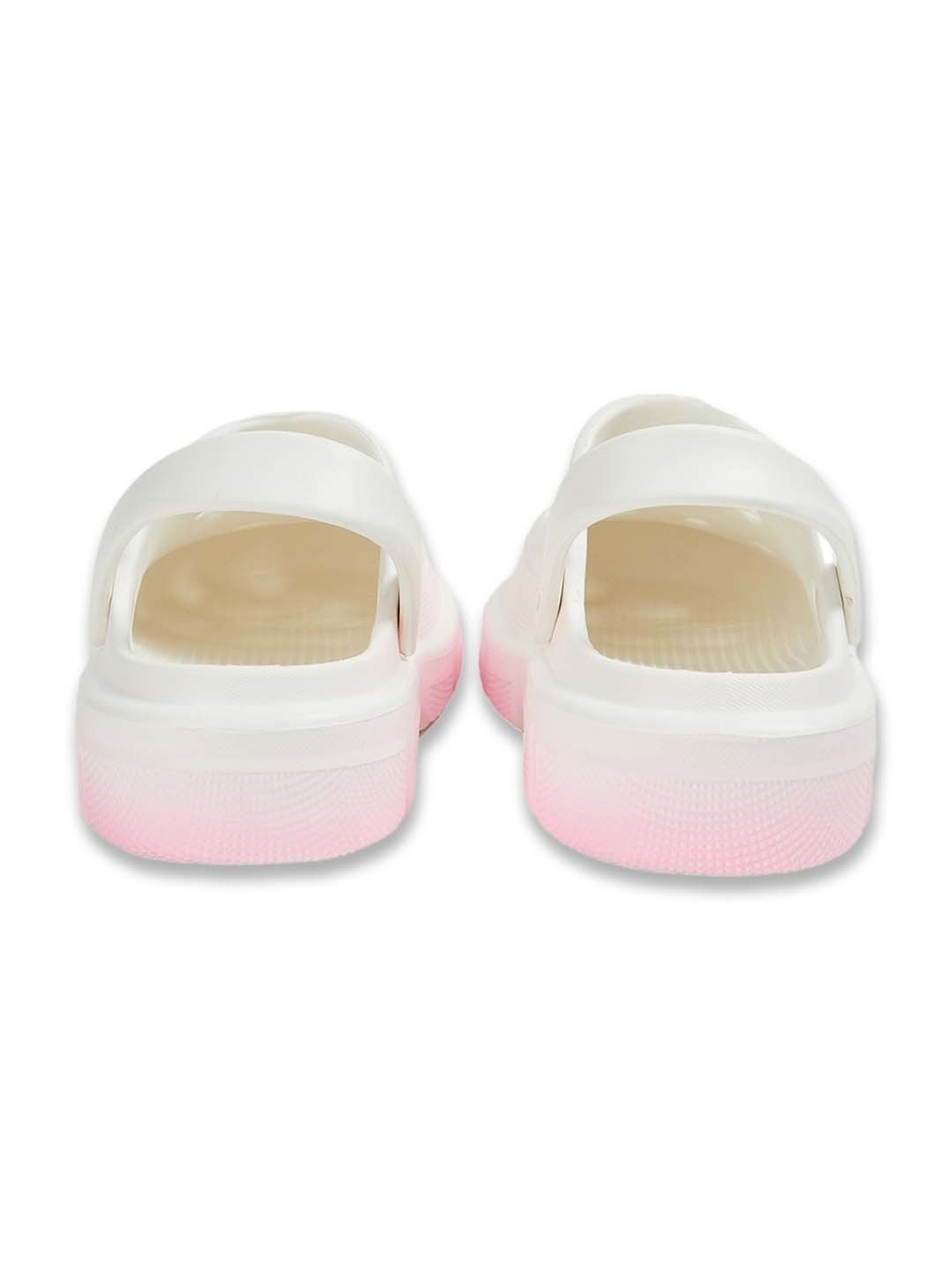 Ginger by Lifestyle Women's White Back Strap Clogs