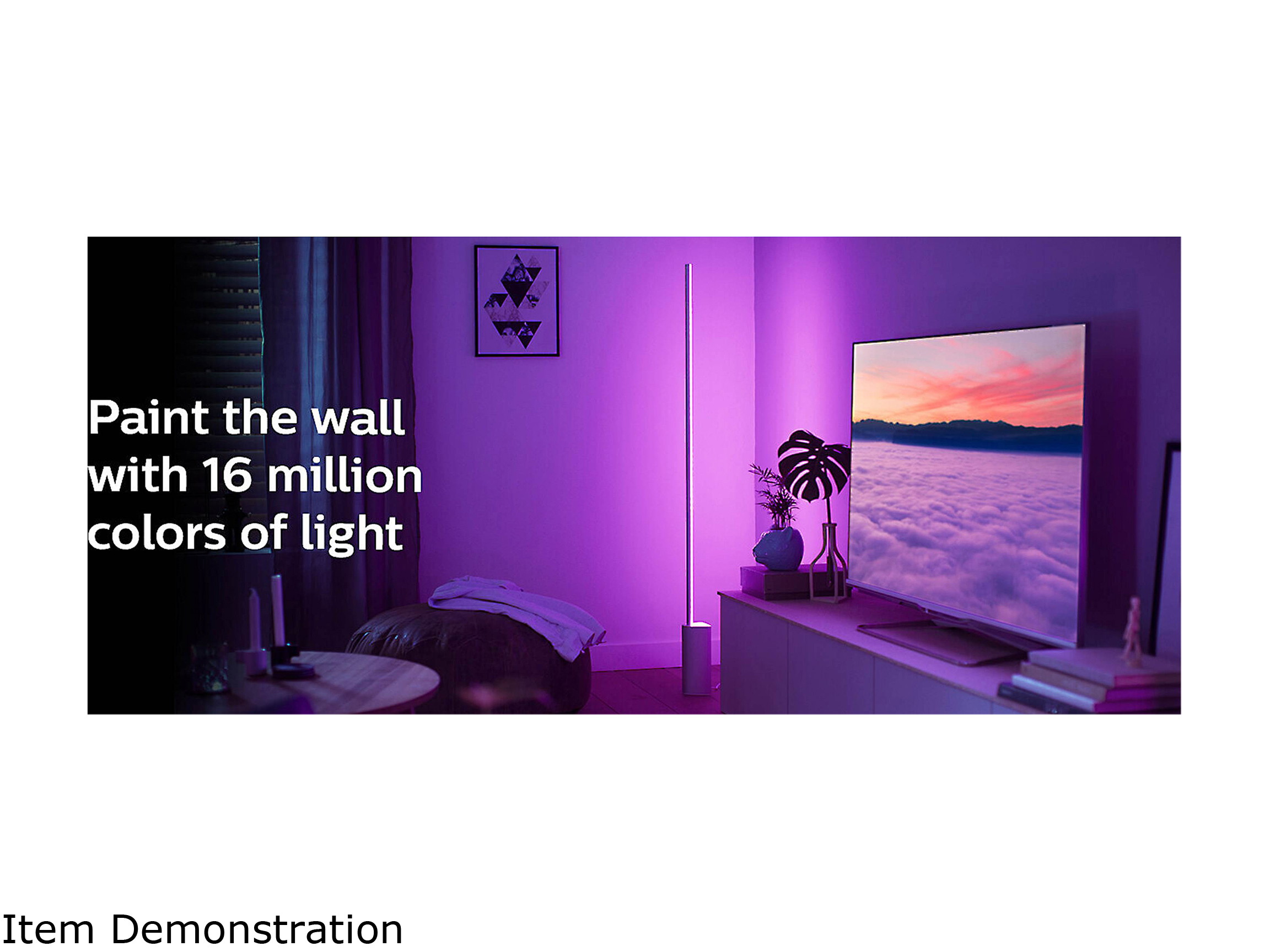 Philips Hue Smart Lighting Signe Floor Lamp, work with Amazon Alexa, Google Assistant, and Siri